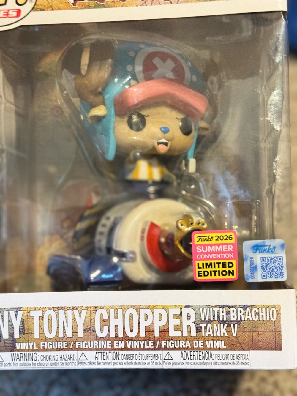 Funko Tony Tony Chopper with Blue Hat and Pink Trim